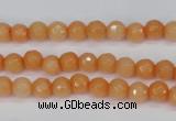 CCN1820 15 inches 4mm faceted round candy jade beads wholesale