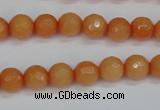 CCN1822 15 inches 8mm faceted round candy jade beads wholesale