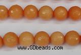 CCN1823 15 inches 10mm faceted round candy jade beads wholesale