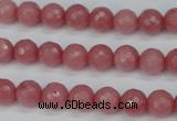 CCN1832 15 inches 8mm faceted round candy jade beads wholesale