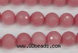 CCN1833 15 inches 10mm faceted round candy jade beads wholesale