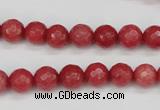 CCN1842 15 inches 8mm faceted round candy jade beads wholesale