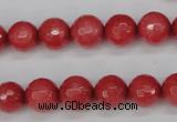 CCN1843 15 inches 10mm faceted round candy jade beads wholesale