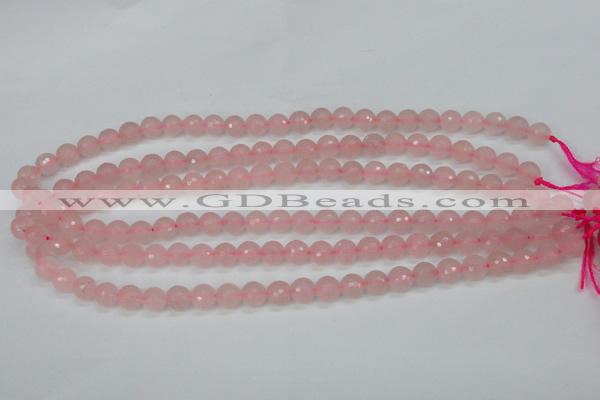 CCN1850 15 inches 4mm faceted round candy jade beads wholesale