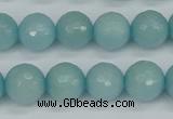 CCN1864 15 inches 12mm faceted round candy jade beads wholesale