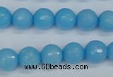 CCN1873 15 inches 10mm faceted round candy jade beads wholesale