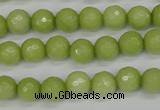 CCN1902 15 inches 8mm faceted round candy jade beads wholesale