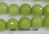 CCN1905 15 inches 14mm faceted round candy jade beads wholesale