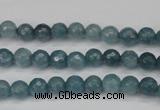 CCN1910 15 inches 4mm faceted round candy jade beads wholesale