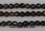 CCN1931 15 inches 6mm faceted round candy jade beads wholesale