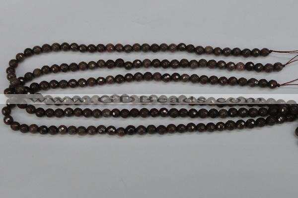 CCN1931 15 inches 6mm faceted round candy jade beads wholesale