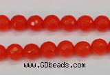 CCN1952 15 inches 8mm faceted round candy jade beads wholesale