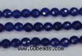 CCN1961 15 inches 6mm faceted round candy jade beads wholesale