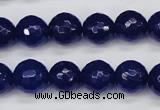 CCN1964 15 inches 12mm faceted round candy jade beads wholesale