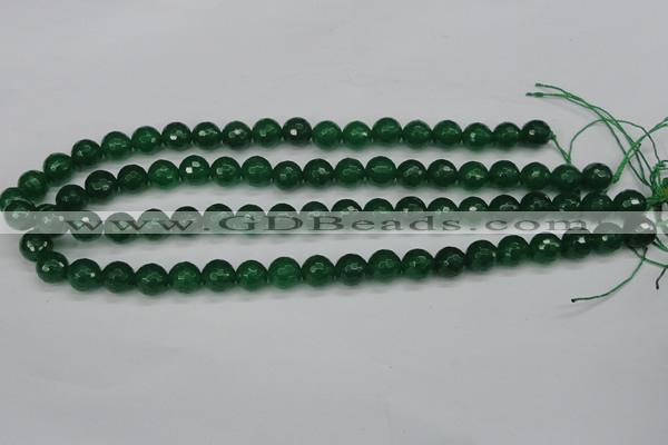 CCN1974 15 inches 12mm faceted round candy jade beads wholesale