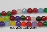 CCN1980 15 inches 4mm faceted round candy jade beads wholesale