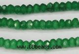 CCN1996 15 inches 4*6mm faceted rondelle candy jade beads wholesale