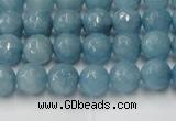 CCN2016 15 inches 6mm faceted round candy jade beads wholesale