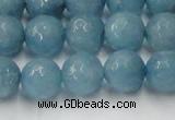 CCN2020 15 inches 14mm faceted round candy jade beads wholesale