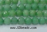 CCN2029 15 inches 4mm faceted round candy jade beads wholesale