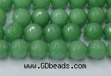 CCN2030 15 inches 6mm faceted round candy jade beads wholesale