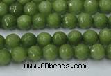 CCN2036 15 inches 4mm faceted round candy jade beads wholesale