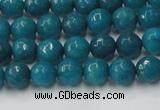 CCN2043 15 inches 4mm faceted round candy jade beads wholesale