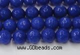 CCN2065 15 inches 6mm faceted round candy jade beads wholesale