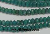 CCN2100 15.5 inches 4*6mm faceted rondelle candy jade beads