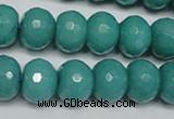 CCN2104 15.5 inches 10*14mm faceted rondelle candy jade beads