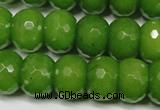 CCN2111 15.5 inches 12*16mm faceted rondelle candy jade beads