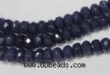 CCN2112 15.5 inches 4*6mm faceted rondelle candy jade beads