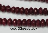 CCN2133 15.5 inches 5*8mm faceted rondelle candy jade beads