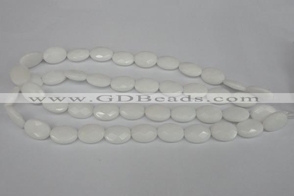 CCN2200 15.5 inches 13*18mm faceted oval candy jade beads