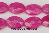 CCN2202 15.5 inches 13*18mm faceted oval candy jade beads