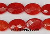 CCN2204 15.5 inches 13*18mm faceted oval candy jade beads