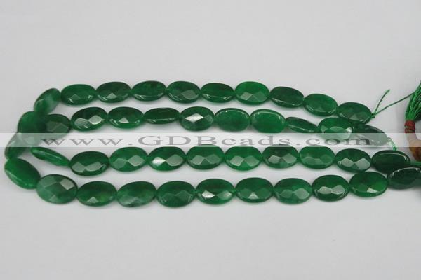 CCN2210 15.5 inches 13*18mm faceted oval candy jade beads