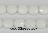 CCN2230 15.5 inches 12mm faceted coin candy jade beads wholesale