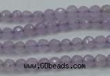 CCN2286 15.5 inches 4mm faceted round candy jade beads wholesale