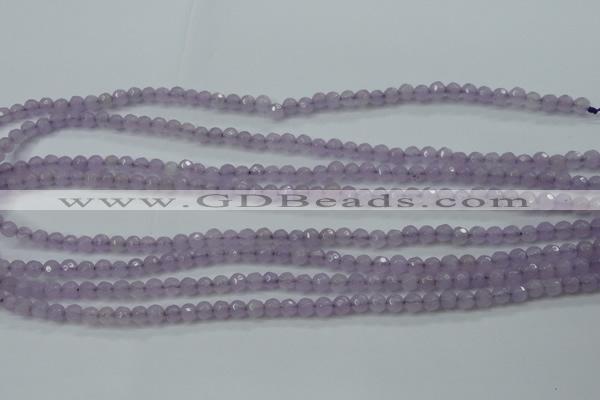 CCN2286 15.5 inches 4mm faceted round candy jade beads wholesale