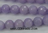 CCN2289 15.5 inches 10mm faceted round candy jade beads wholesale