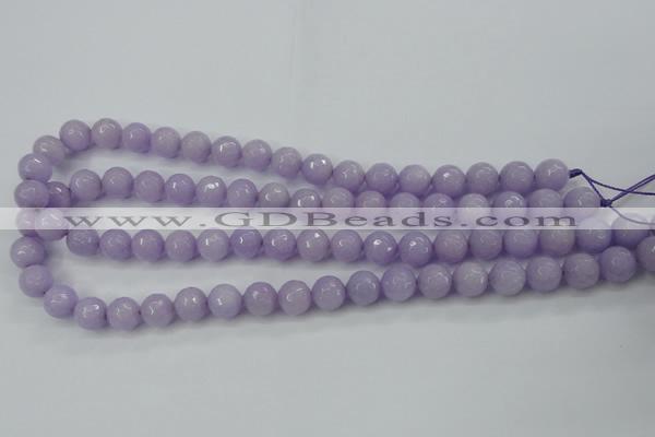 CCN2289 15.5 inches 10mm faceted round candy jade beads wholesale