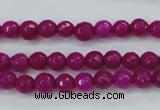 CCN2294 15.5 inches 6mm faceted round candy jade beads wholesale