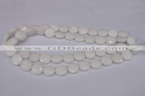 CCN240 15.5 inches 15mm faceted coin candy jade beads wholesale