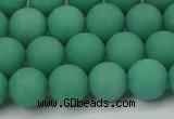 CCN2430 15.5 inches 6mm round matte candy jade beads wholesale