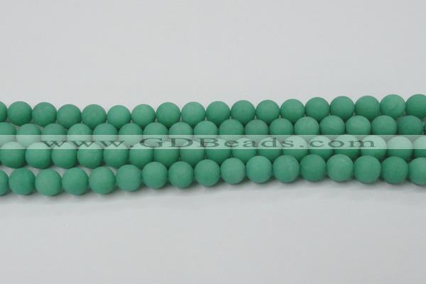 CCN2470 15.5 inches 10mm round matte candy jade beads wholesale