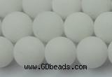 CCN2500 15.5 inches 14mm round matte candy jade beads wholesale