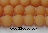 CCN2518 15.5 inches 10mm round matte candy jade beads wholesale