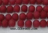 CCN2529 15.5 inches 4mm round matte candy jade beads wholesale