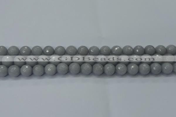 CCN2562 15 inches 12mm faceted round candy jade beads wholesale